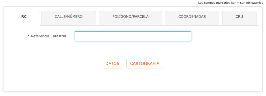 referencia catastral